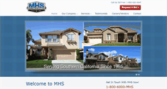 Desktop Screenshot of callmhs.com