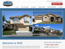 Tablet Screenshot of callmhs.com